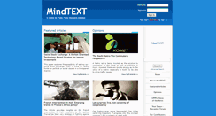 Desktop Screenshot of mindtext.org